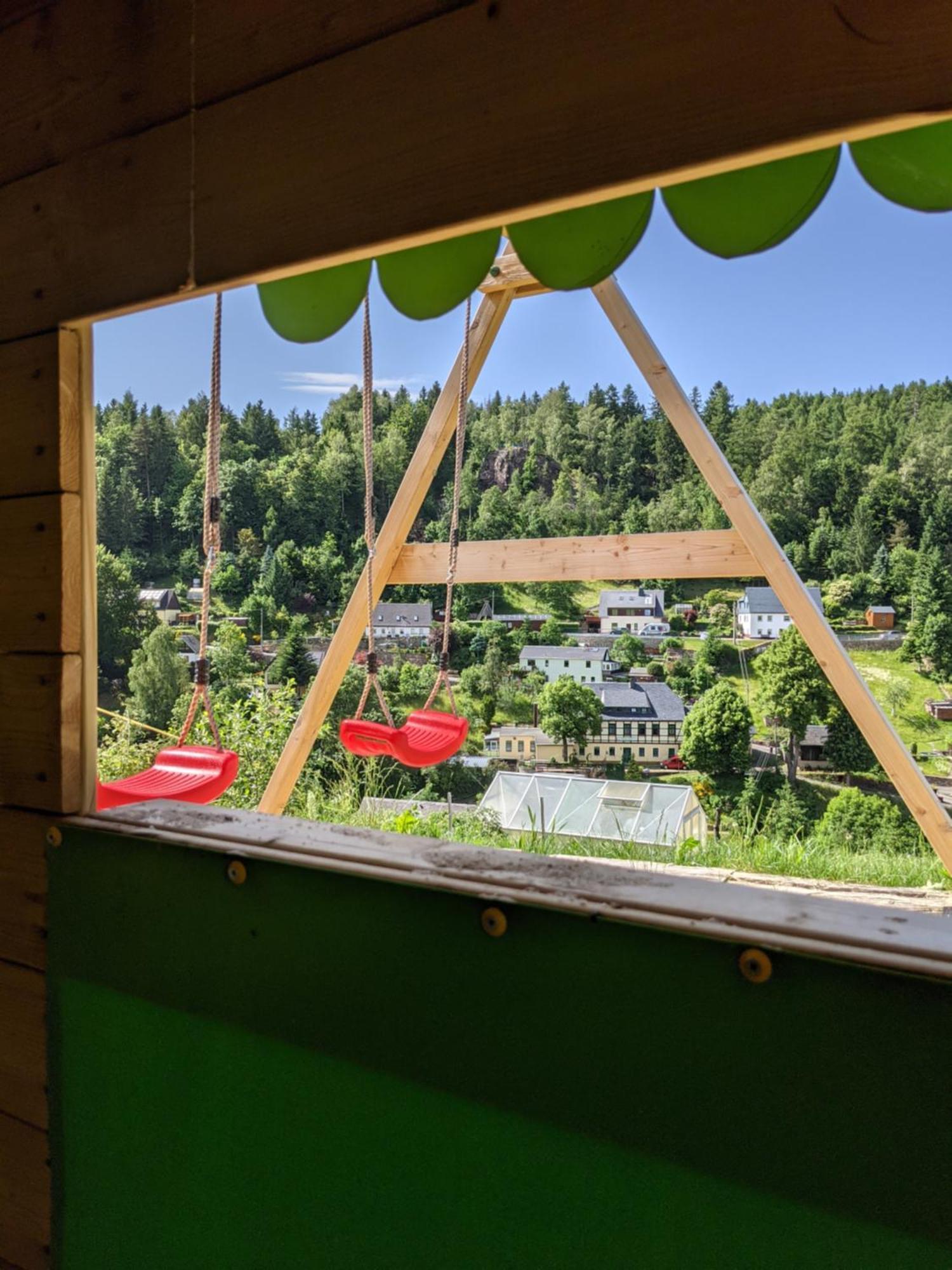 Ferienwohnung Mühl - Familie erleben Marienberg Exterior foto